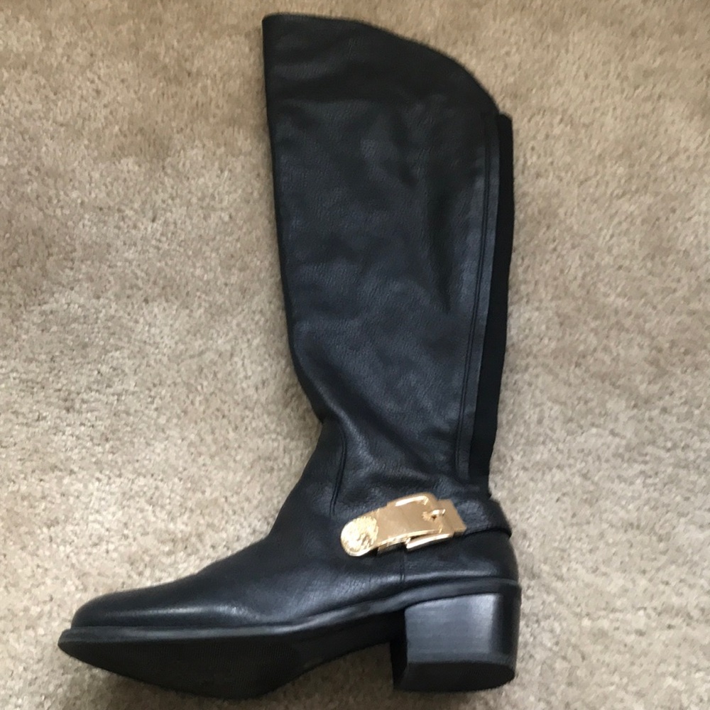 Leather riding boots
